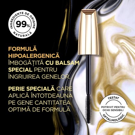Mascara pentru volum si alungire Volume Million Lashes, Balm Noir, 8.9 ml, Loreal Paris 551410