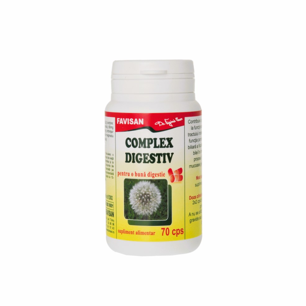 Complex digestiv, 70 capsule, Favisan