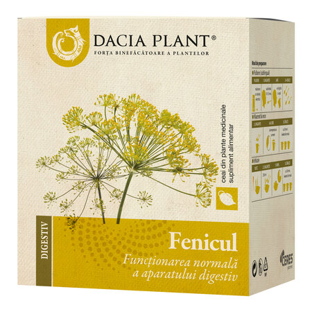 Ceai de Fenicul, 50 g, Dacia Plant