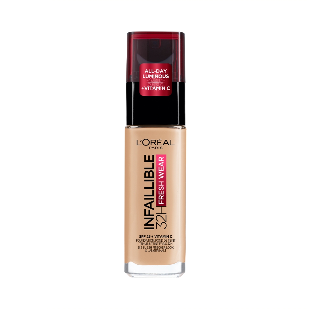 Fond de ten rezistent la transfer Infaillible 32H Fresh Wear, Nuanta 120, 30 ml, Loreal Paris