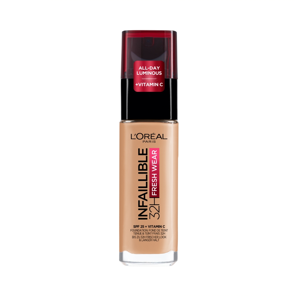 Fond de ten rezistent la transfer Infaillible 32H Fresh Wear, Nuanta 250, 30 ml, Loreal Paris