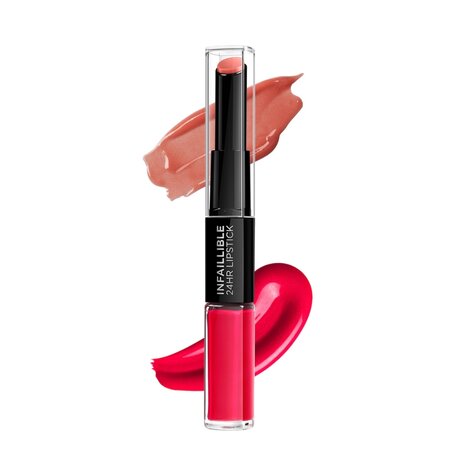Ruj lichid rezistent la transfer Infaillible 24H, 701 Captivated by Cerise, 5.6 ml, Loreal Paris 551661