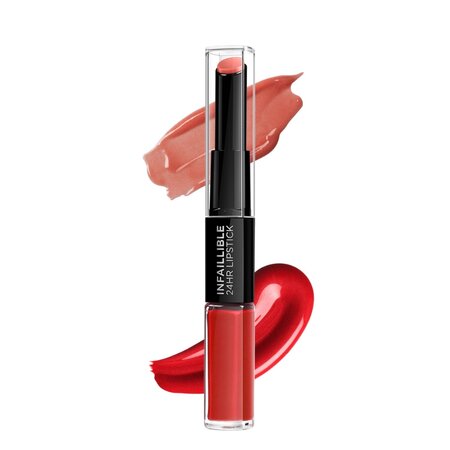 Ruj lichid rezistent la transfer Infaillible 24H, 506 Red Infallible, 5.6 ml, Loreal Paris 551675