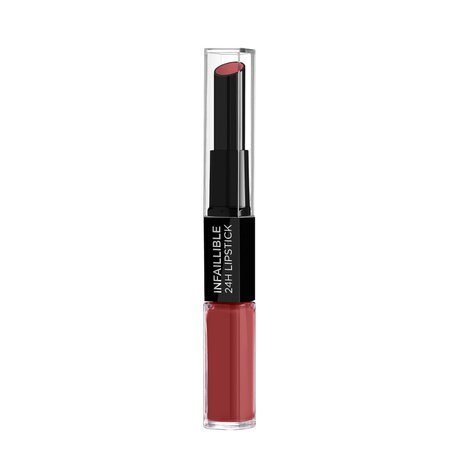 Ruj lichid rezistent la transfer Infaillible Long Lasting Parisian Nudes, 801 Toujours Toffee