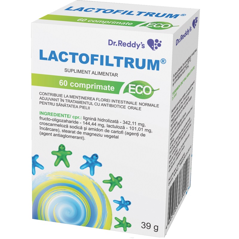 Lactofiltrum, 60 comprimate, Avva Rus