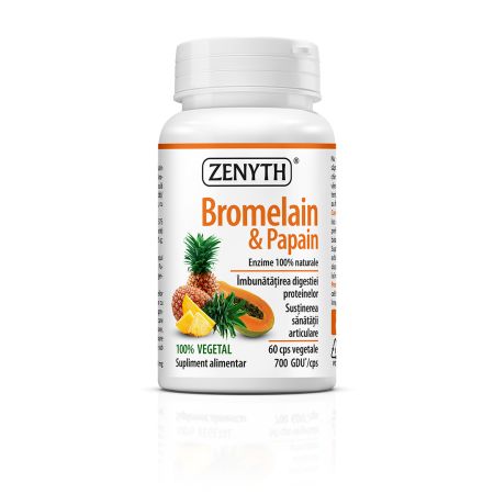 Bromelain & Papain, 60 capsule, Zenyth