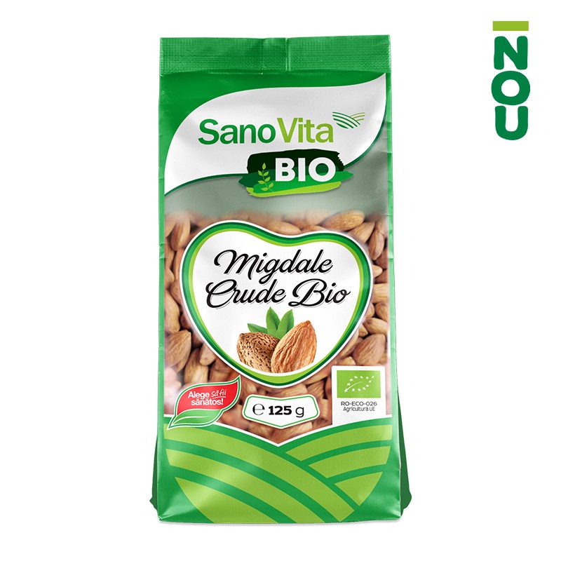 Migdale crude Bio, 125 g, Sanovita