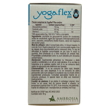 Yogaflex Plus, 30 comprimate, Ambrosia Bioscience 758853