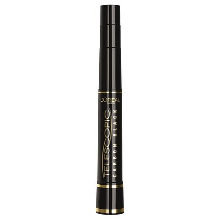 Mascara pentru alungire extrema Telescopic, Carbon Black, 8 ml, Loreal Paris 551929