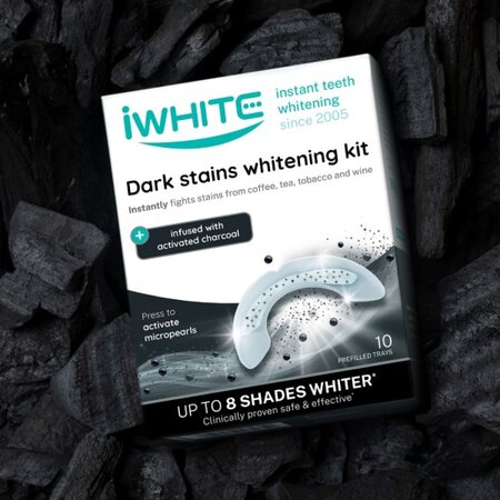 Kit pentru albirea dintilor si eliminarea petelor, 10 x 0.8 g, IWhite 551995