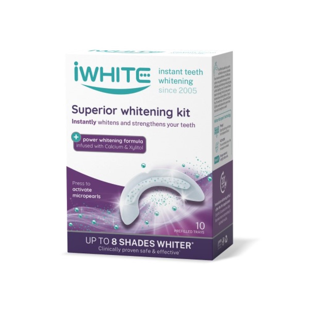 Kit pentru albirea si intarirea dintilor, 10 x 0.8 g, IWhite