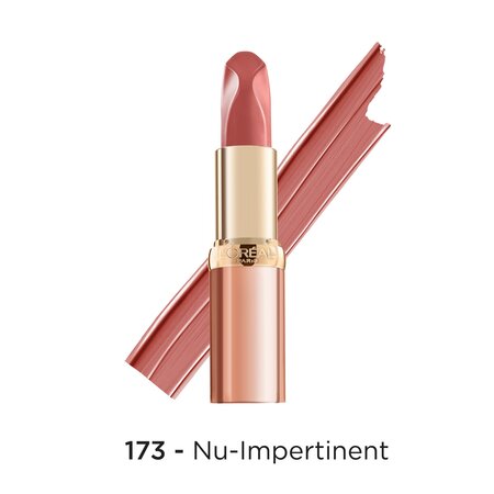 Ruj satinat Color Riche Les Nus Insolents, 173 Impertine, 4.8 g, Loreal Paris 552095