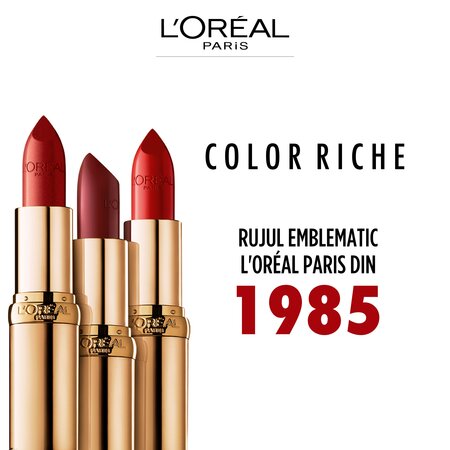 Ruj satinat Color Riche, 453 Rose Creme, 4.8 g, Loreal Paris 552168
