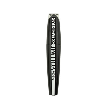 Mascara pentru volum Mega Volume Collagene 24H, Extra Black, 9 ml, Loreal Paris 552182
