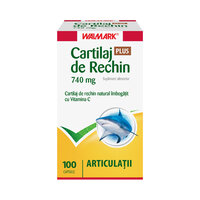 Cartilaj de rechin cu Vitamina C 740 ml, 100 cps, Walmark