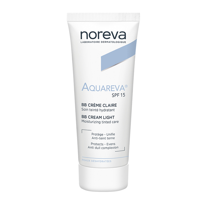 BB Cream SPF 15 Aquareva, Nuanta Light, 40 ml, Noreva