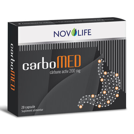 CarboMED cu carbune activ 200 mg