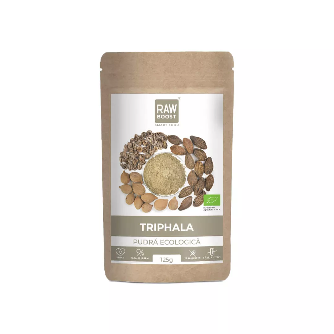 Pudra ecologica Triphala, 125 gr, Rawboost