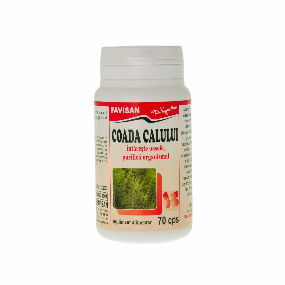 Coada Calului, 70 capsule, Favisan