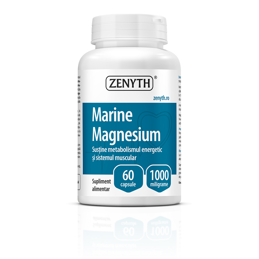 Magneziu Marin 1000 Mg, 60 capsule, Zenyth