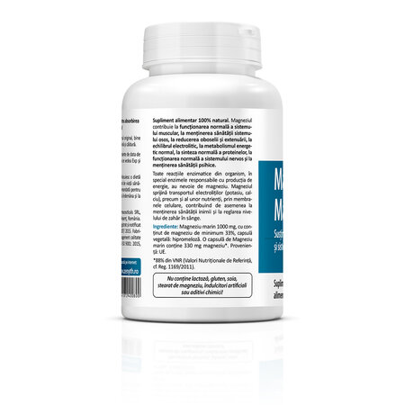 Magneziu Marin 1000 Mg, 60 capsule, Zenyth 772355