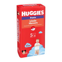 Scutece Little Movers Pants Boy, Nr. 5, 12-17 kg, 48 bucati, Huggies