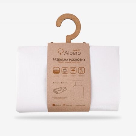 Saltea de infasat pentru calatorie, 80 x 45 cm, Mouse, Klups 552340