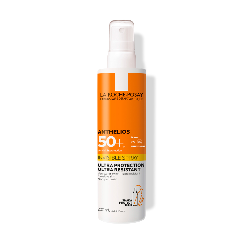 Spray invizibil pentru fata si corp cu SPF 50+ fara parfum Anthelios, 200 ml, La Roche-Posay