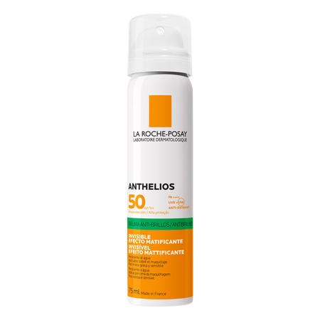 Spray pentru fata cu efect matifiant SPF 50 Anthelios