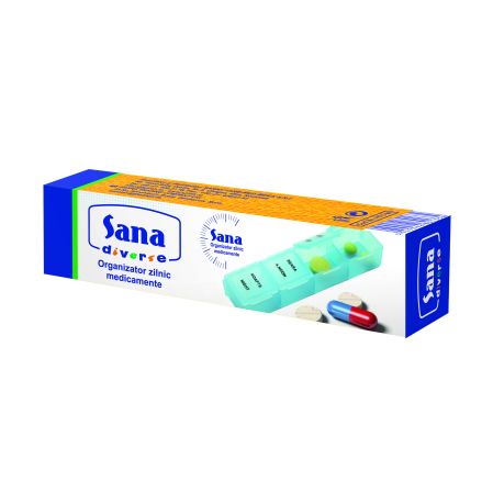 Organizator de medicamente zilnic, Sana