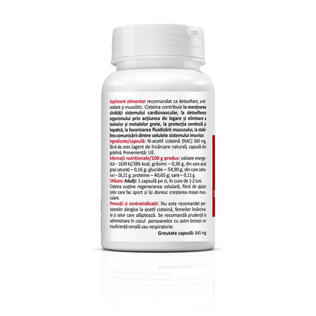N-Acetyl L-Cysteine, 60 capsule, Zenyth 772287