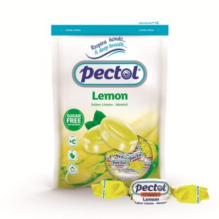 Dropsuri cu aroma lamaie si mentol cu vit. C, fara zahar