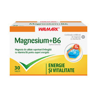 Magneziu si Vitamina B6, 30 tablete, Walmark