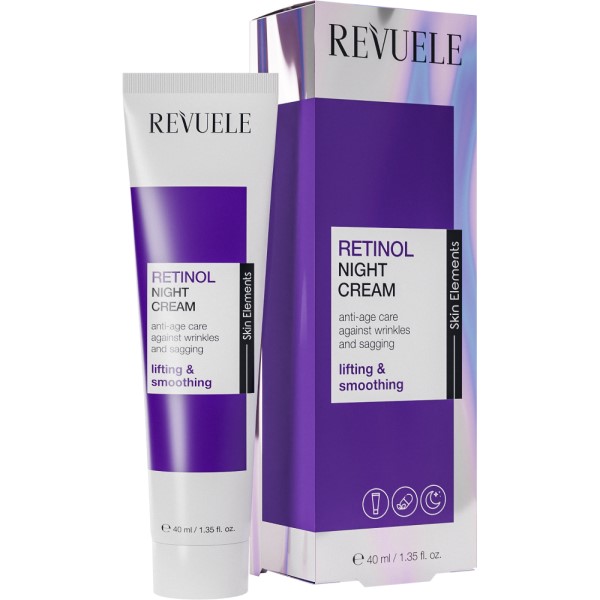 Crema de noapte pentru fata cu Retinol, 40 ml, Revuele