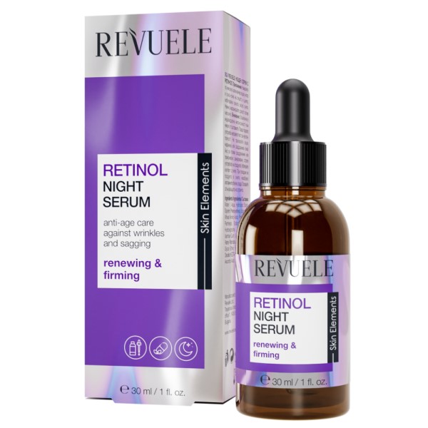 Serum de fata pentru noapte cu Retinol, 30 ml, Revuele