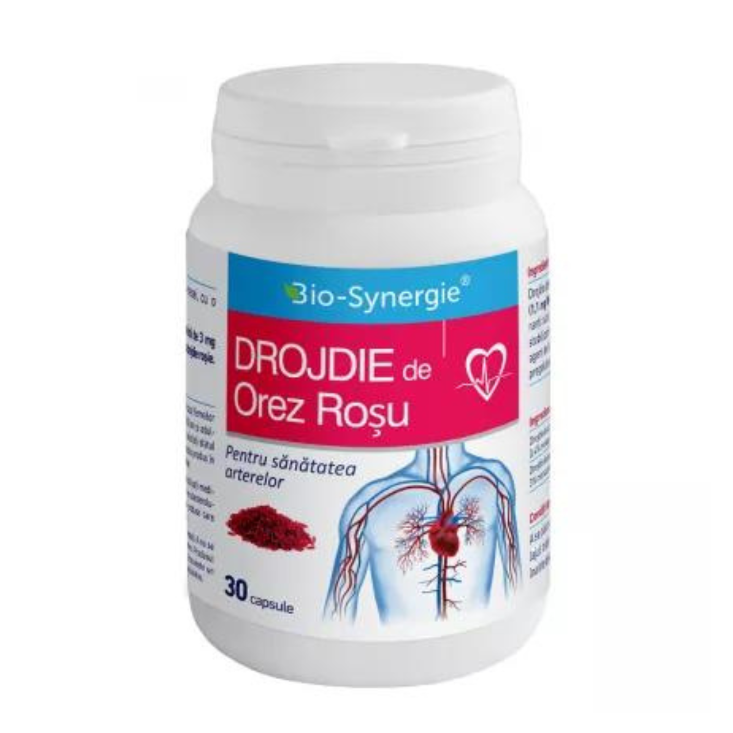 Drojdie de orez rosu, 30 capsule, Bio Synergie