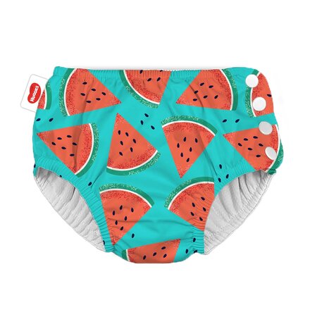 Scutec pentru inot refolosibil Little Swimmers, Nr. 2 - 3, 5 - 11 kg, Watermelon, Huggies 801076