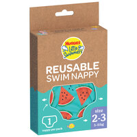 Scutec pentru inot refolosibil Little Swimmers, Nr. 2 - 3, 5 - 11 kg, Watermelon, Huggies