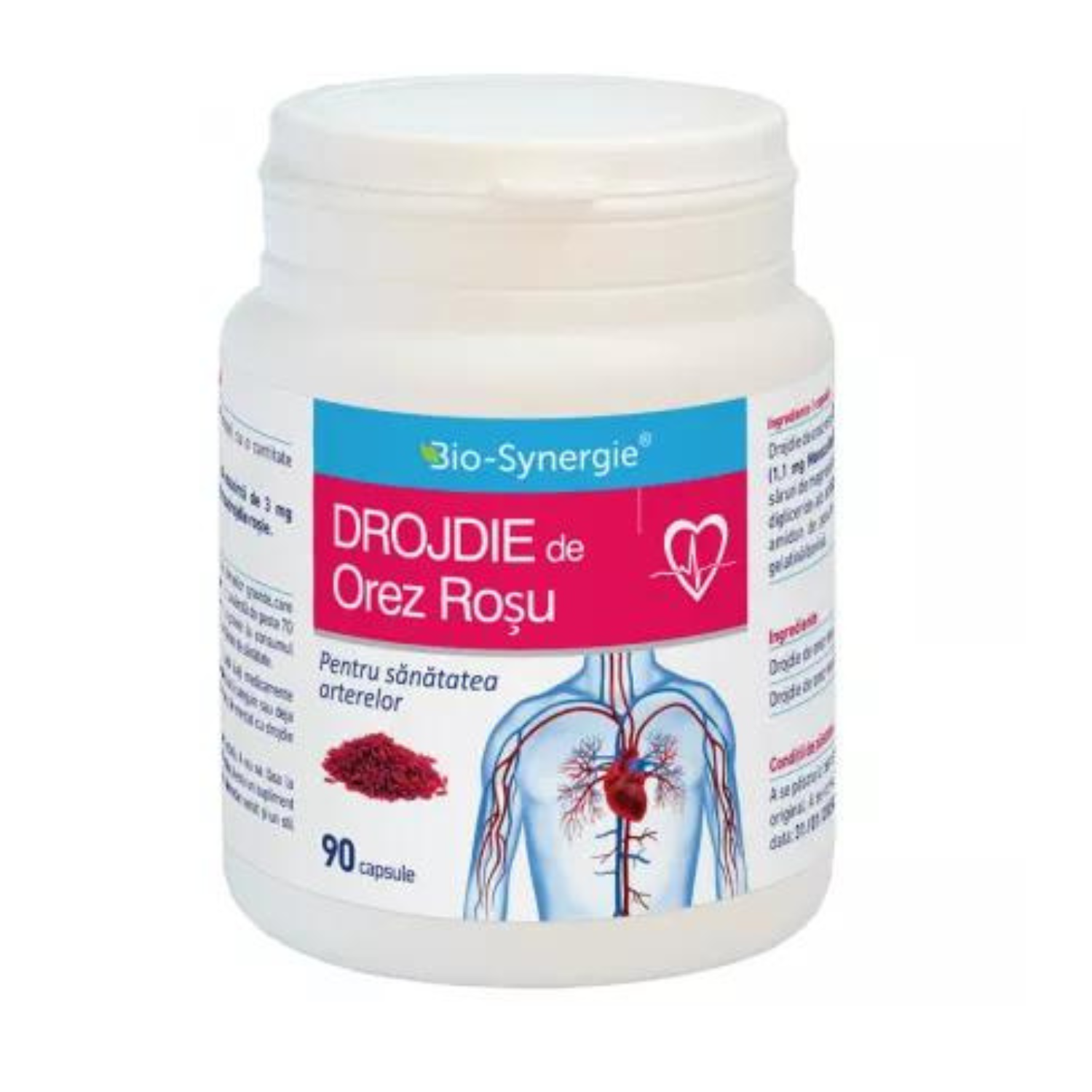 Drojdie de orez rosu, 90 capsule, Bio Synergie