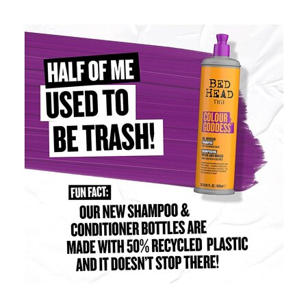 Sampon pentru par vopsit Bed Head, Colour Goddess Blonde, 600 ml, Tigi 552590