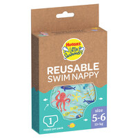 Scutec pentru inot refolosibil Little Swimmers, Nr. 5 - 6, +13 kg, Undersea, 1 bucata, Huggies