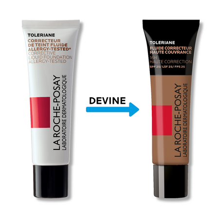 Fond de ten fluid corector SPF 25 pentru pielea sensibila Toleriane, Nuanta 16, 30 ml, La Roche Posay 552676