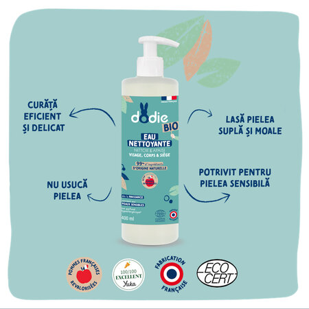 Apa de curatare Bio 3 in 1, 400 ml, Dodie 552870