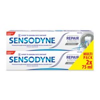 Pachet pasta de dinti Whitening Repair & Protect, 75+75 ml, Sensodyne