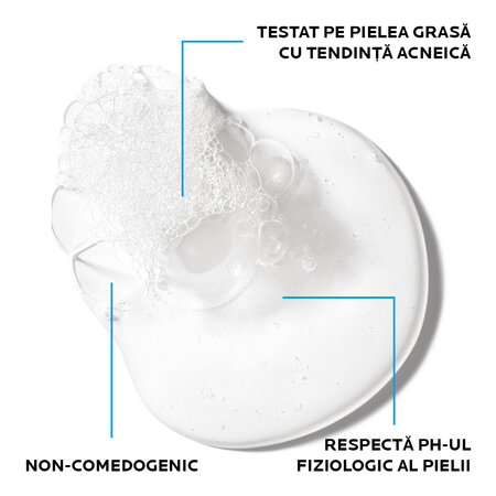 Gel spumant de curatare purifiant pentru ten gras cu tendinta acneica Effaclar, 400 ml, La Roche-Posay 608527