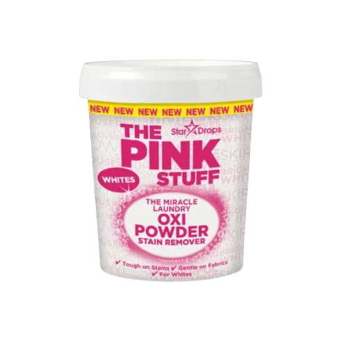 Pudra pentru indepartarea petelor rufe albe, 1 kg, The Pink Stuff