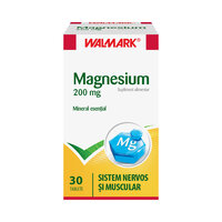 Magneziu, 200 mg, 30 tablete, Walmark