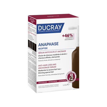 Ser anti-caderea parului si fortifierea radacinilor Anaphase Neoptide, 2 x 50 ml, Ducray 780716