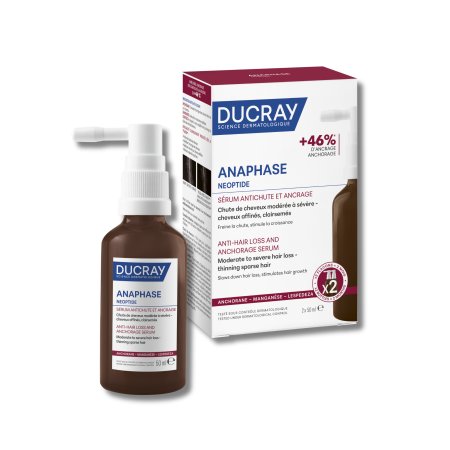 Ser anti-caderea parului si fortifierea radacinilor Anaphase Neoptide, 2 x 50 ml, Ducray