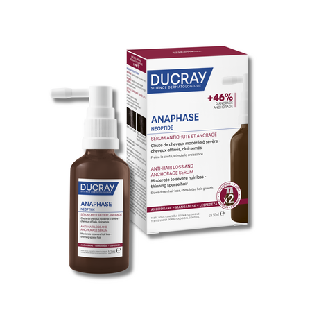 Ser anti-caderea parului si fortifierea radacinilor Anaphase Neoptide, 2 x 50 ml, Ducray